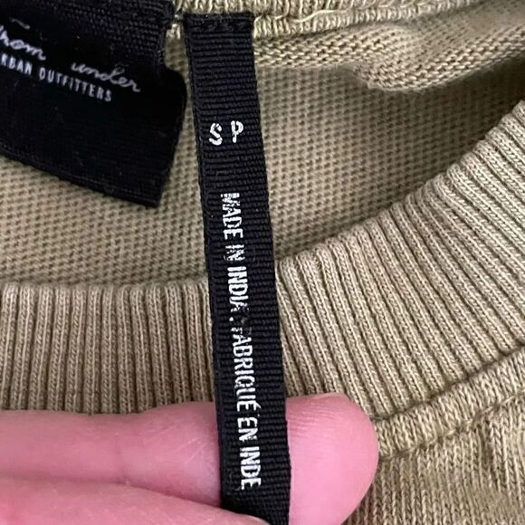 Urban Outfitters Over & Under Olive Green Sleeveless Women’s Oversized S # 1116 - Picture 7 of 10